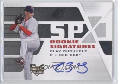 2008 SPx - [Base] - Silver #105 - Rookie Signatures - Clay Buchholz