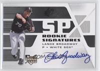 Rookie Signatures - Lance Broadway