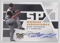 Rookie Signatures - Dave Davidson