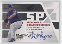 Rookie Signatures - Luis Mendoza