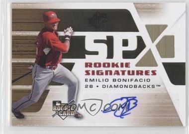 2008 SPx - [Base] #102 - Rookie Signatures - Emilio Bonifacio