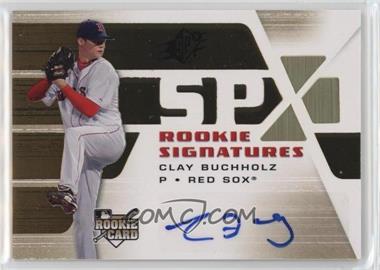 2008 SPx - [Base] #105 - Rookie Signatures - Clay Buchholz