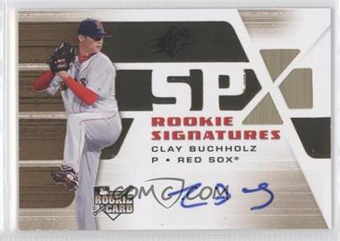 2008 SPx - [Base] #105 - Rookie Signatures - Clay Buchholz