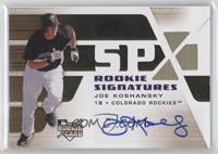 Rookie Signatures - Joe Koshansky