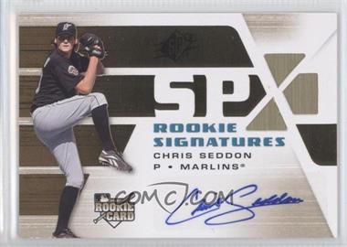 2008 SPx - [Base] #114 - Rookie Signatures - Chris Seddon