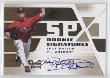 2008 SPx - [Base] #119 - Rookie Signatures - Troy Patton