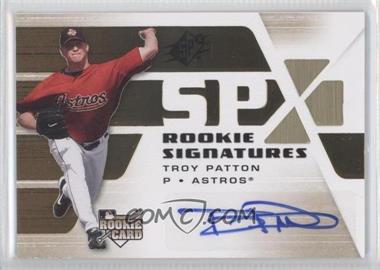 2008 SPx - [Base] #119 - Rookie Signatures - Troy Patton