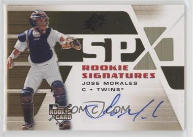 2008 SPx - [Base] #124 - Rookie Signatures - Jose Morales