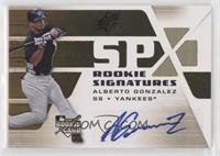 Rookie Signatures - Alberto Gonzalez