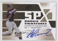 Rookie Signatures - Alberto Gonzalez