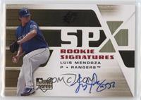 Rookie Signatures - Luis Mendoza