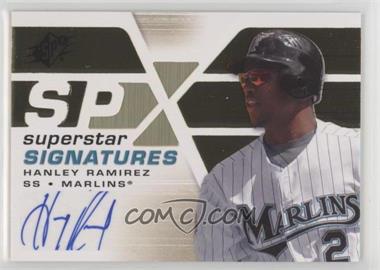 2008 SPx - Superstar Signatures - Gold #SSS-HR - Hanley Ramirez