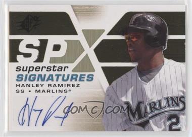 2008 SPx - Superstar Signatures - Gold #SSS-HR - Hanley Ramirez