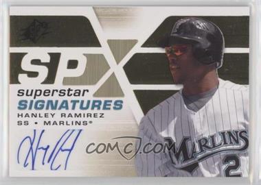 2008 SPx - Superstar Signatures - Gold #SSS-HR - Hanley Ramirez