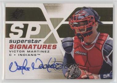 2008 SPx - Superstar Signatures - Gold #SSS-VM - Victor Martinez