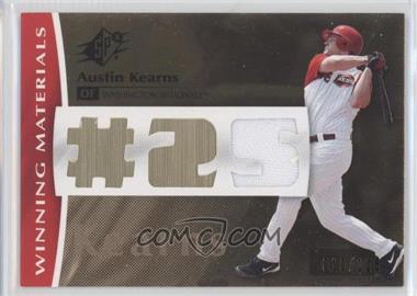 2008 SPx - Winning Materials - Jersey Number #WM-AK - Austin Kearns /125