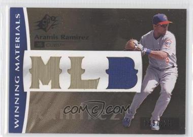 2008 SPx - Winning Materials - MLB #WM-RA - Aramis Ramirez /125