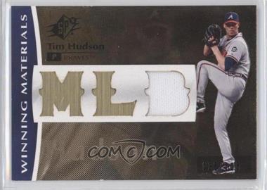 2008 SPx - Winning Materials - MLB #WM-TH - Tim Hudson /125