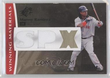 2008 SPx - Winning Materials - SPx Dual Swatch #WM-MR - Manny Ramirez /50