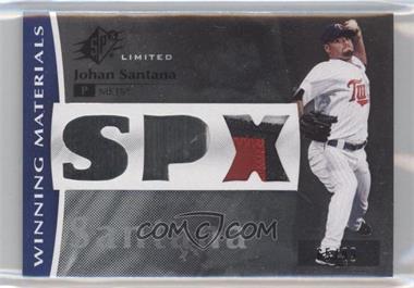 2008 SPx - Winning Materials - SPx Patch #WM-JS - Johan Santana /99