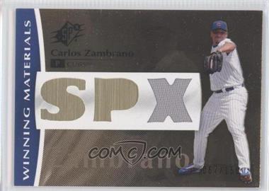 2008 SPx - Winning Materials - SPx #WM-CZ - Carlos Zambrano /150