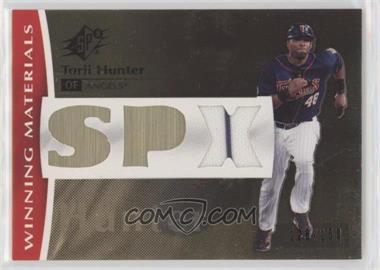 2008 SPx - Winning Materials - SPx #WM-HU - Torii Hunter /150