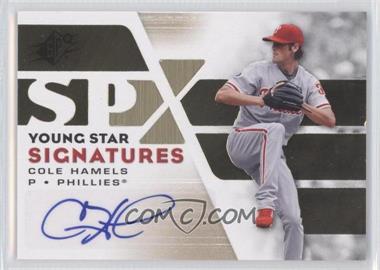 2008 SPx - Young Star Signatures - Gold #YSS-CH - Cole Hamels