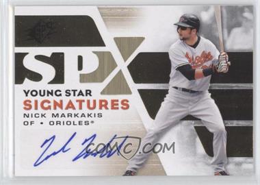 2008 SPx - Young Star Signatures - Gold #YSS-MA - Nick Markakis
