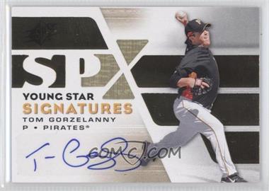 2008 SPx - Young Star Signatures - Gold #YSS-TG - Tom Gorzelanny