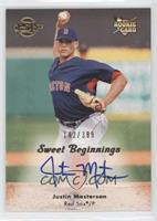 Sweet Beginnings - Justin Masterson #/399