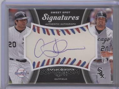 2008 Sweet Spot - Signatures Tier 1 - Ball Red & Blue Stitching Blue Ink #S-CQ - Carlos Quentin /35