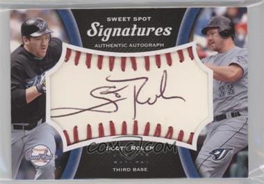 2008 Sweet Spot - Signatures Tier 1 - Ball Red & Blue Stitching Red Ink #S-SR - Scott Rolen /10