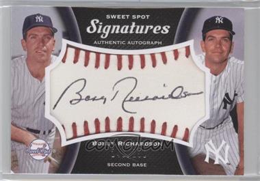 2008 Sweet Spot - Signatures Tier 1 - Ball Red Stitching Black Ink #S-BO - Bobby Richardson /250