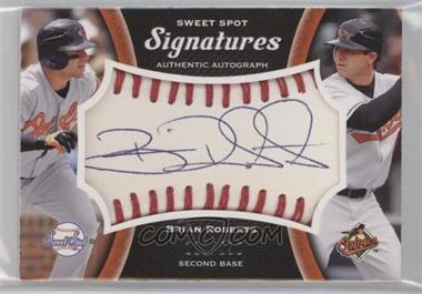 2008 Sweet Spot - Signatures Tier 1 - Ball Red Stitching Blue Ink #S-BR - Brian Roberts /290
