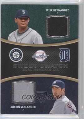 2008 Sweet Spot - Sweet Swatch Dual Memorabilia #DS-VH - Felix Hernandez, Justin Verlander