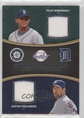 2008 Sweet Spot - Sweet Swatch Dual Memorabilia #DS-VH - Felix Hernandez, Justin Verlander