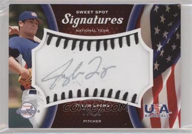 2008 Sweet Spot - USA Signatures - Ball Black Stitching Black Ink #USA-TL - Tyler Lyons /12