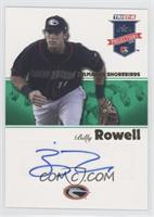 Billy Rowell #/50