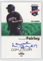 Wendell Fairley #/50