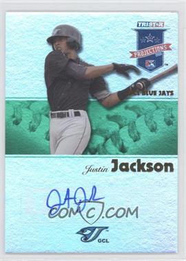 2008 TRISTAR PROjections - [Base] - Green Reflectives Autographs #162 - Justin Jackson /50