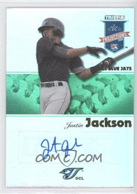 2008 TRISTAR PROjections - [Base] - Green Reflectives Autographs #162 - Justin Jackson /50