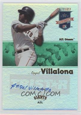 2008 TRISTAR PROjections - [Base] - Green Reflectives Autographs #344 - Angel Villalona /50