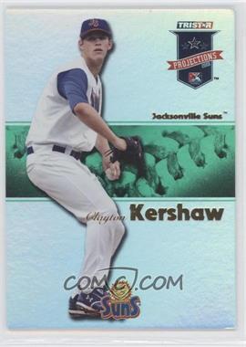 2008 TRISTAR PROjections - [Base] - Green Reflectives #263 - Clayton Kershaw /50