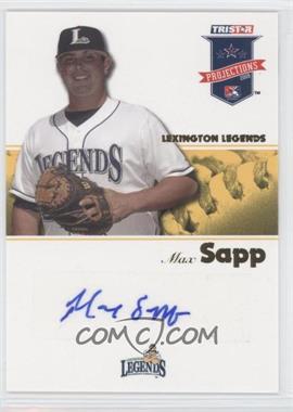 2008 TRISTAR PROjections - [Base] - Yellow Autographs #190 - Maxwell Sapp /25