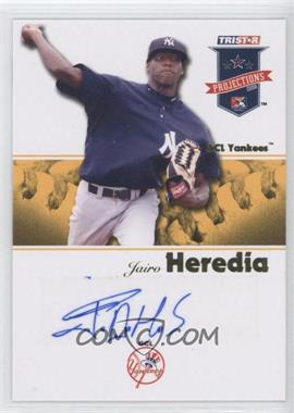 2008 TRISTAR PROjections - [Base] - Yellow Autographs #212 - Jairo Heredia /25