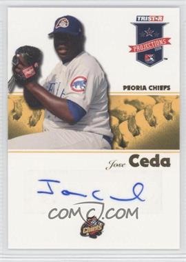 2008 TRISTAR PROjections - [Base] - Yellow Autographs #22 - Jose Ceda /25