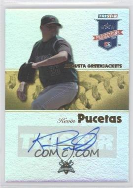 2008 TRISTAR PROjections - [Base] - Yellow Reflectives Autographs #118 - Kevin Pucetas /25