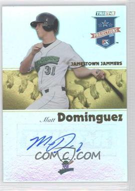 2008 TRISTAR PROjections - [Base] - Yellow Reflectives Autographs #144 - Matt Dominguez /25