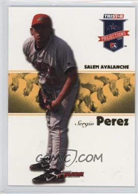 2008 TRISTAR PROjections - [Base] - Yellow #191 - Sergio Perez /25