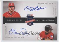 Corey Brown, German Duran #/25